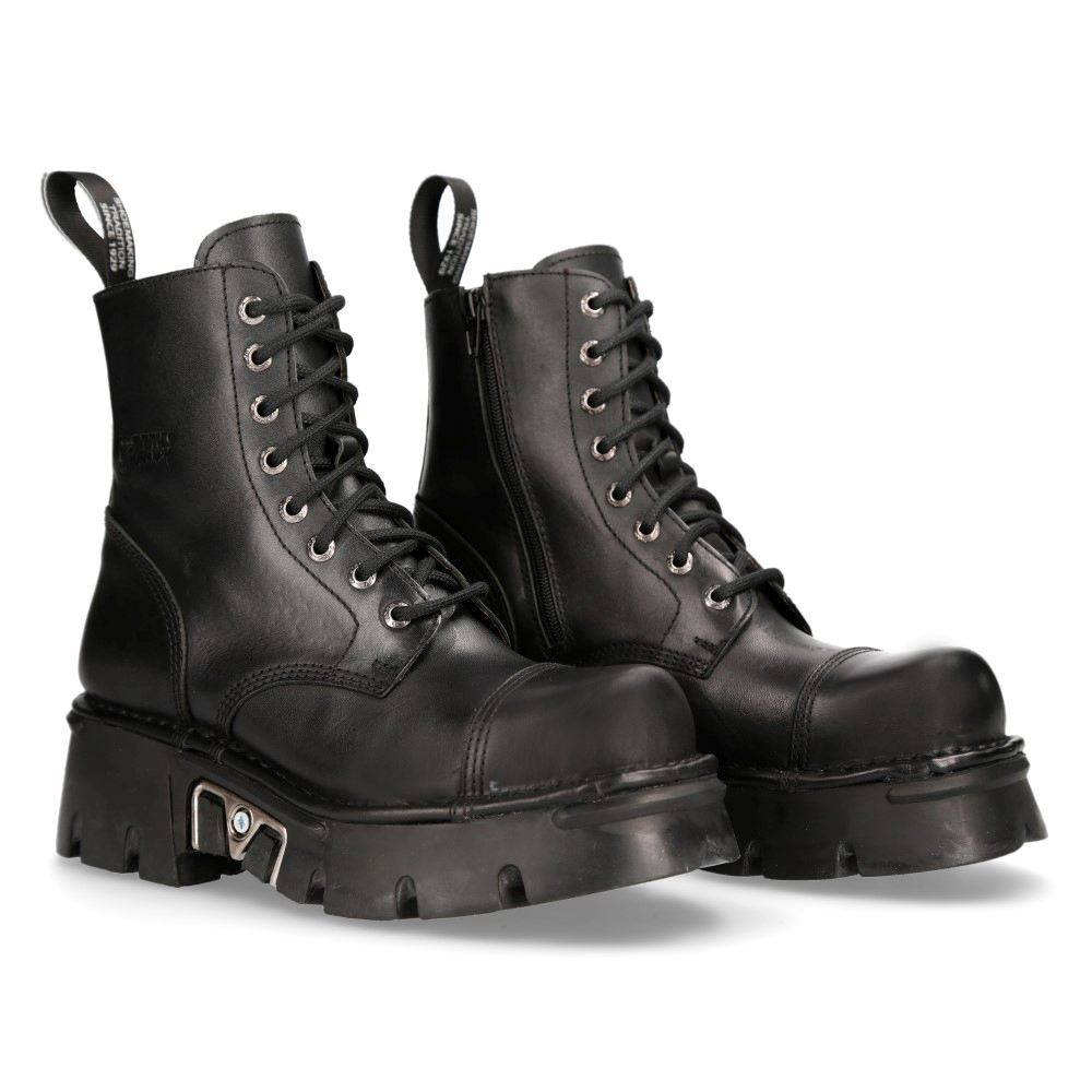 New Rock - MNEWMILI083S19 Bottes lacées - Noir Product image